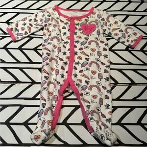 Betsy Johnson printed onesie size 4 months